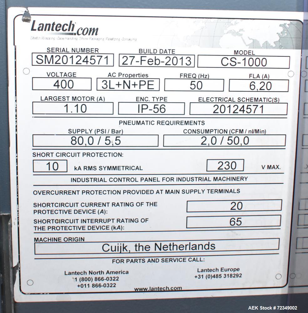Used Lantech CS1000 Automatic Top Only Case Sealer